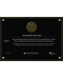 Reconocimiento a Casa China